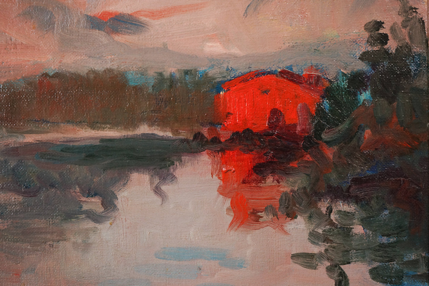 Gómez Fusté - Large Post Impressionist Sunset