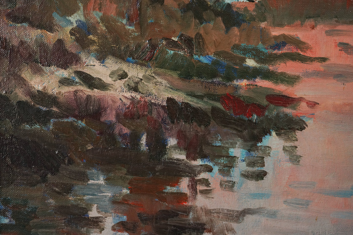 Gómez Fusté - Large Post Impressionist Sunset