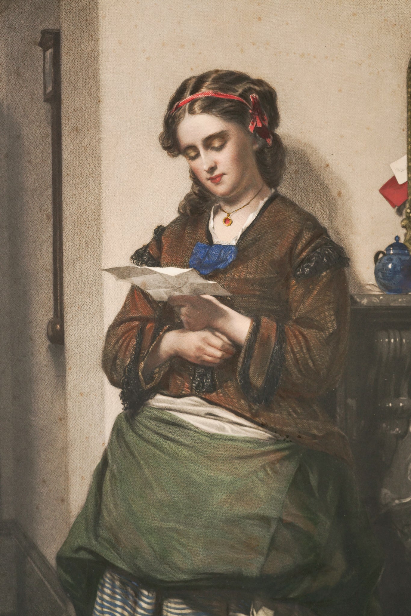 Thomas Faed RA - Reading a letter