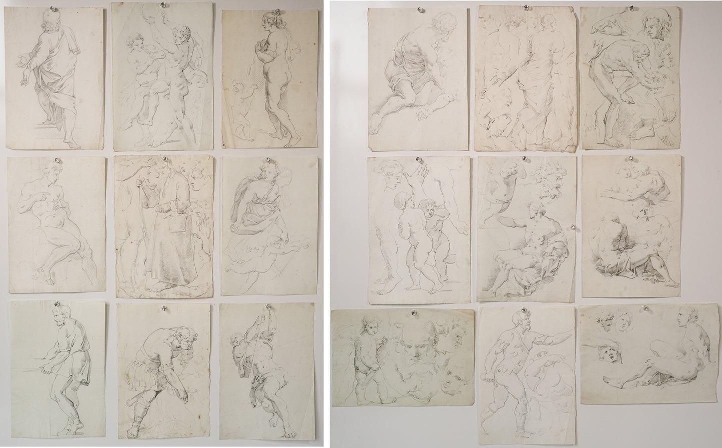 Old Master Drawings - Interesting Collection of 18