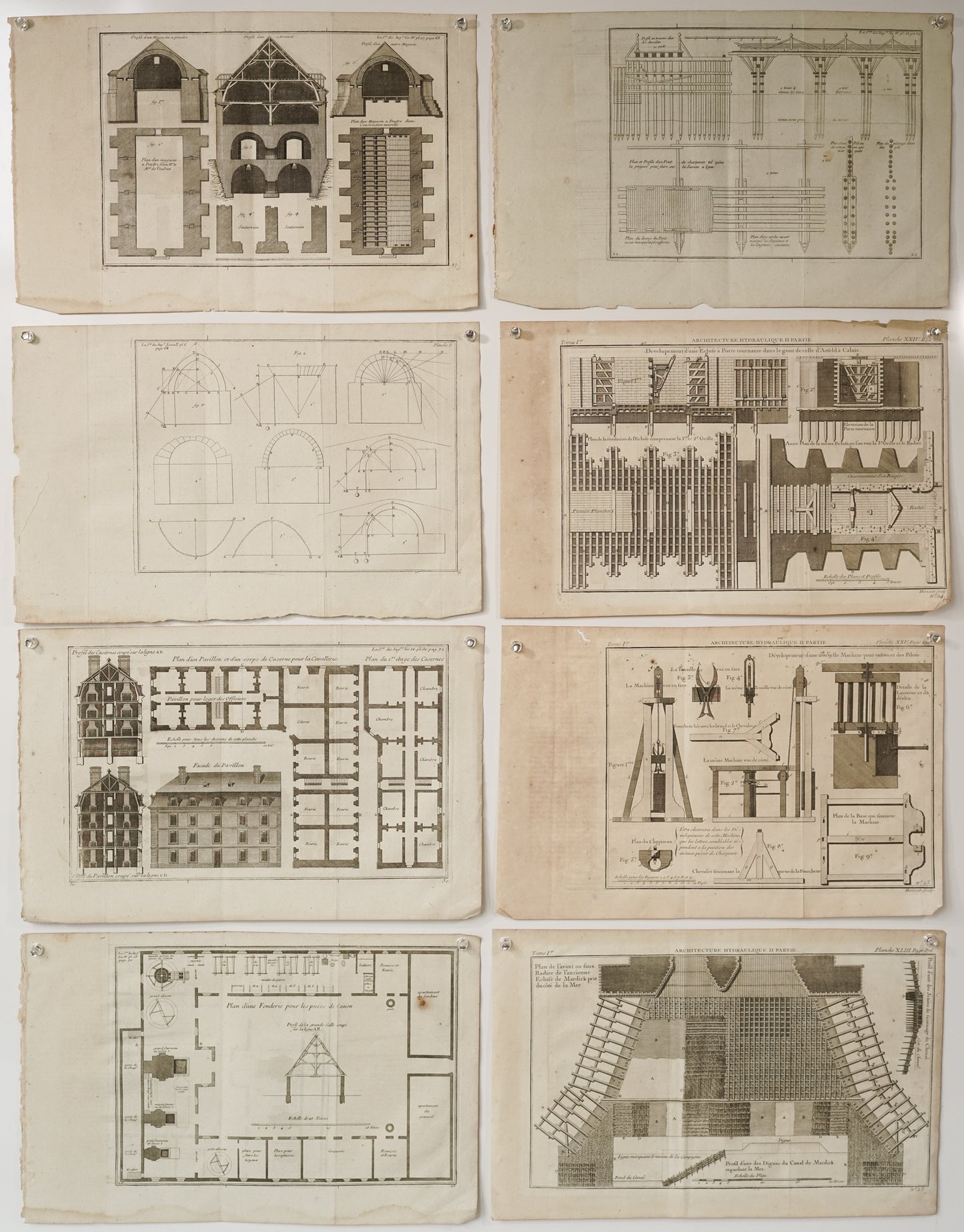 Architectural Prints - Collection of Twenty Two