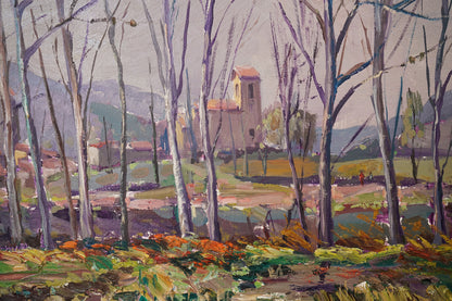 Post Impressionist Landscape - Oil on Canvas