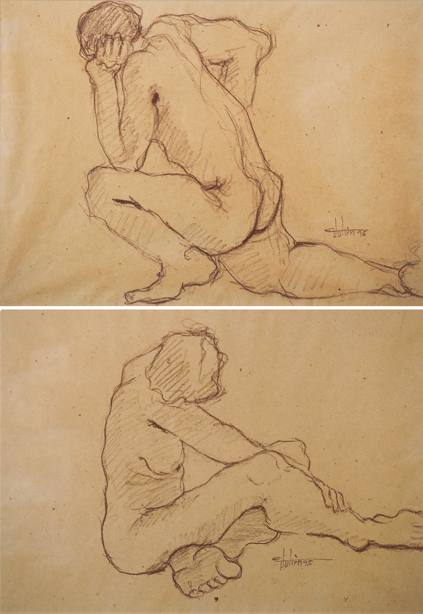 Life Drawings of a  Man and a Women 