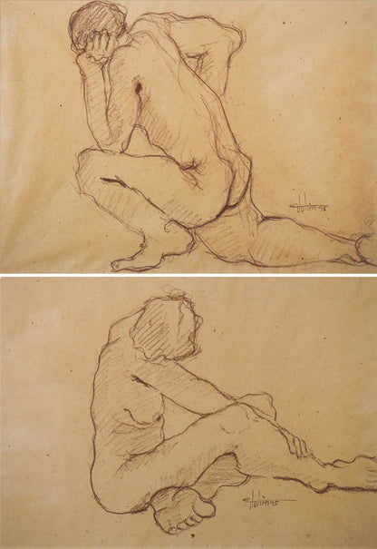 Life Drawings of a  Man and a Women 