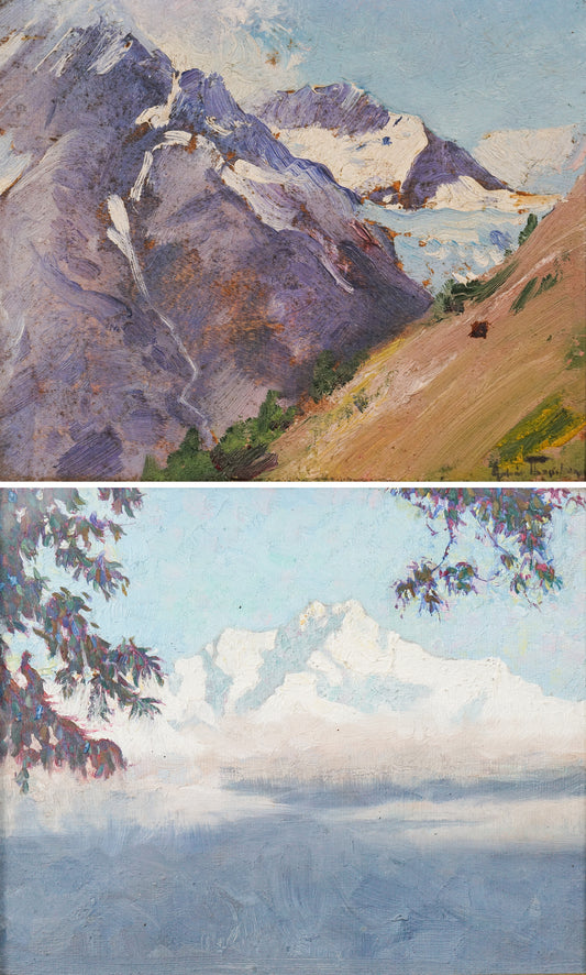 Mountain Landscape Studies - Oil Paintings