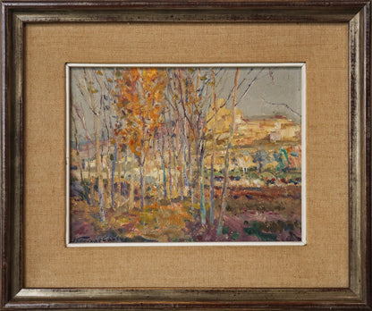 Autumn trees - Post Impressionist - Jordi Freixas Cortes
