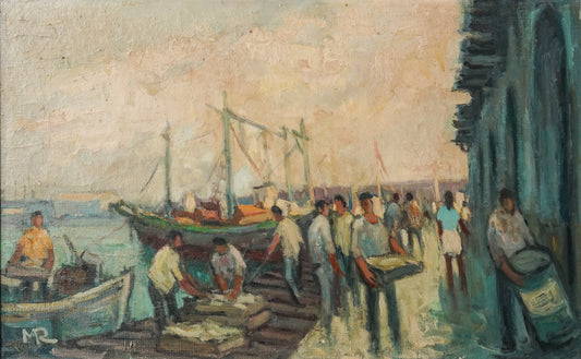 Mariners al port d'arenys - Josep Martinez Romero
