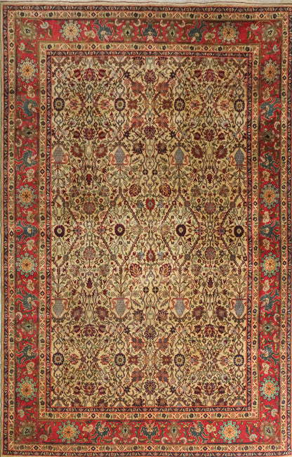 Large arts and crafts liberty style influence hand woven rug