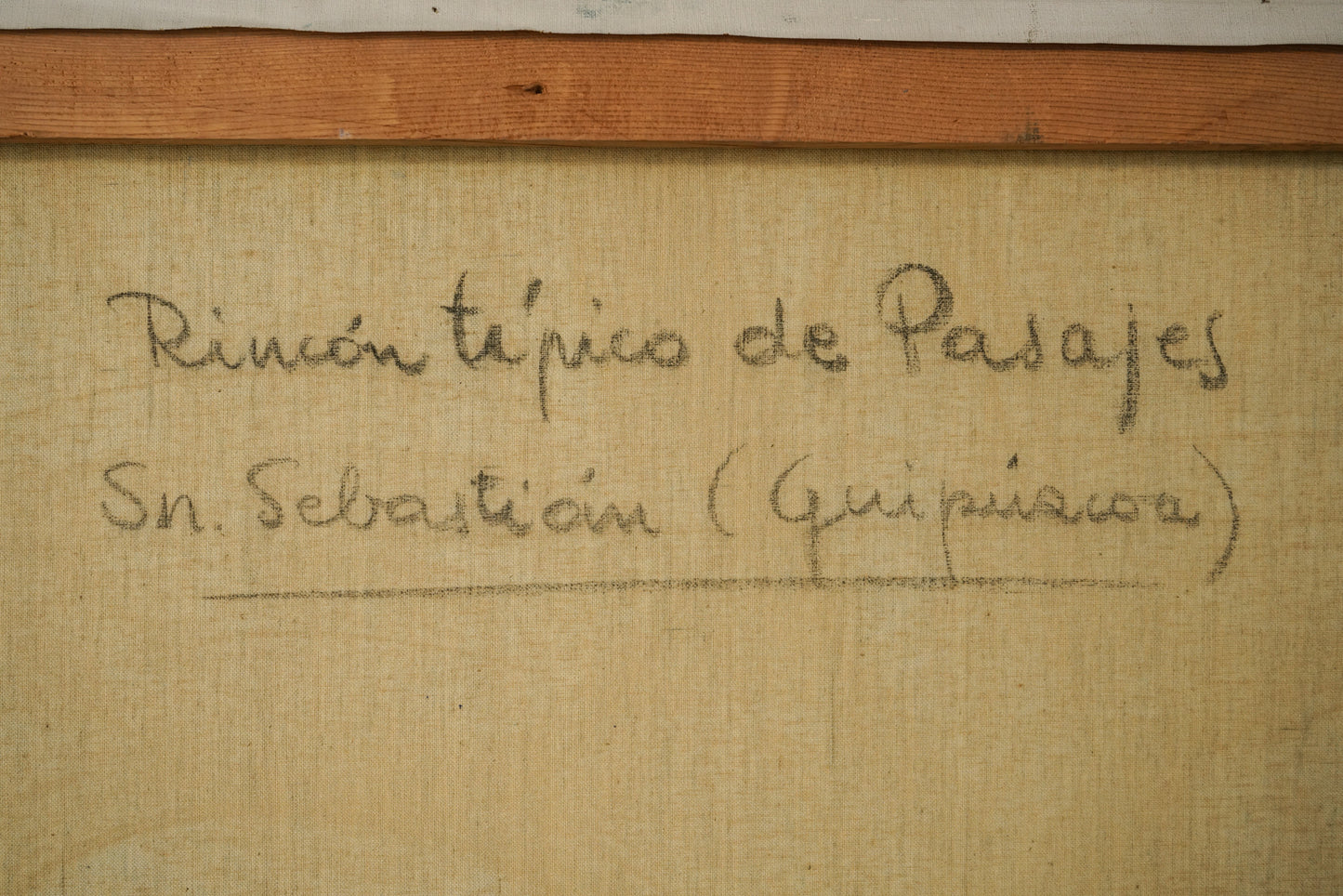 Rincón típico de pasajes san sebastian guipuzcoa - Large Post Impressionist Study