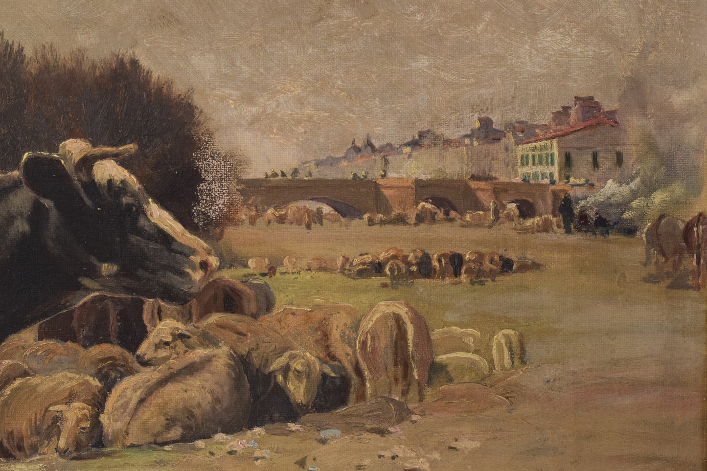 Ramón Mestre Vidal - Paisaje con vacas