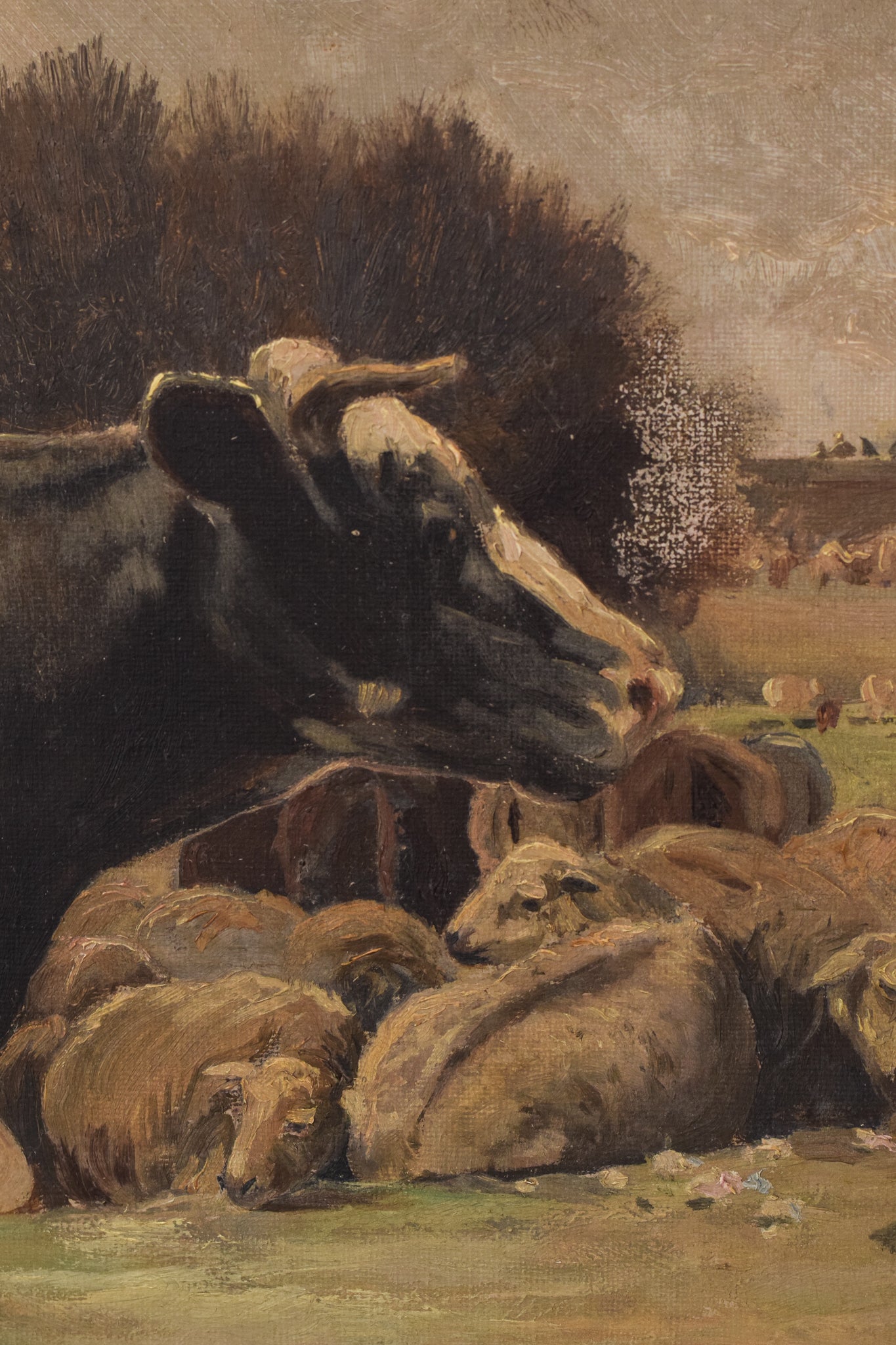 Ramón Mestre Vidal - Landscape with Cows