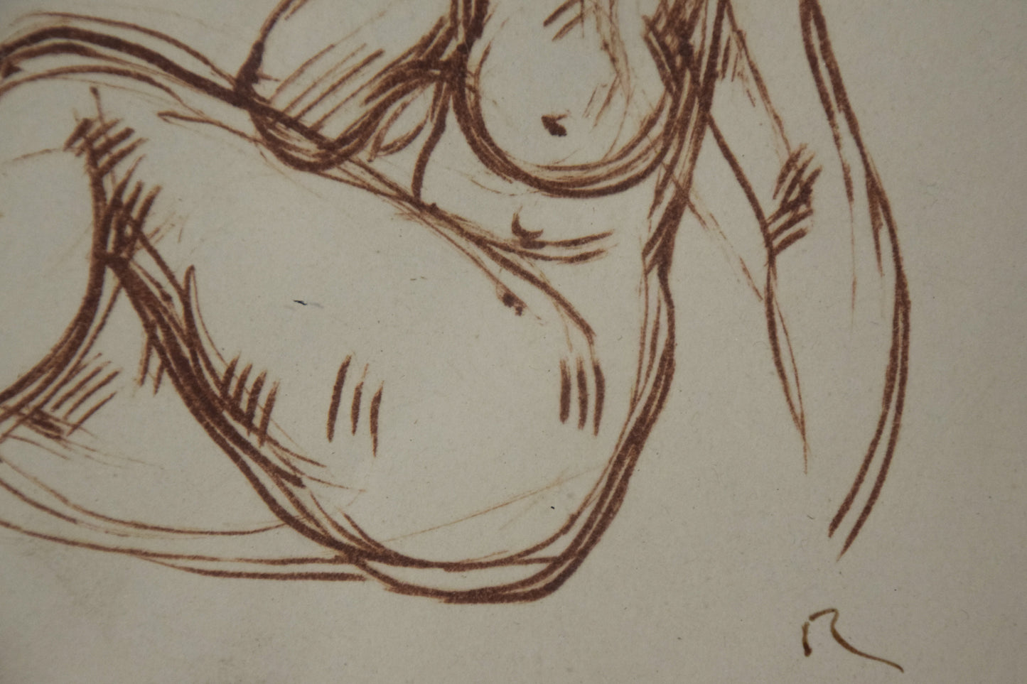 Four Drawings Of Ladies_Detail