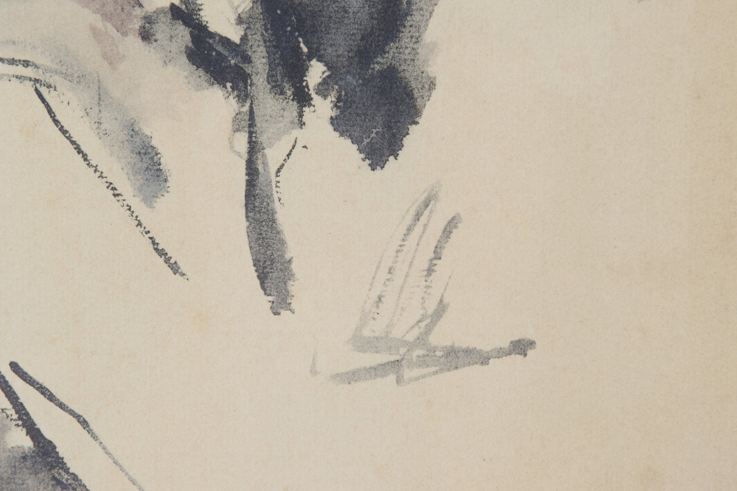 Collotype Print of Cezanne's 'Man with Pipe' 1895_Detail