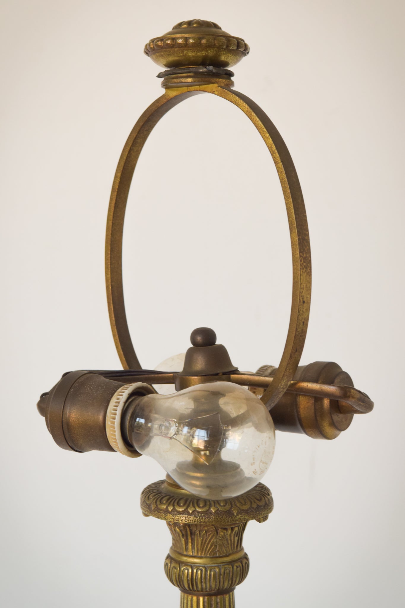 19th-century Bronze Lamp Stand