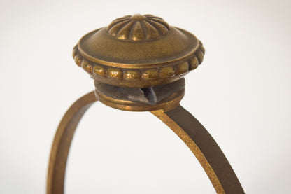 19th-century Bronze Lamp Stand_Top