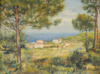 'Palamós' - Post-Impressionist Landscape