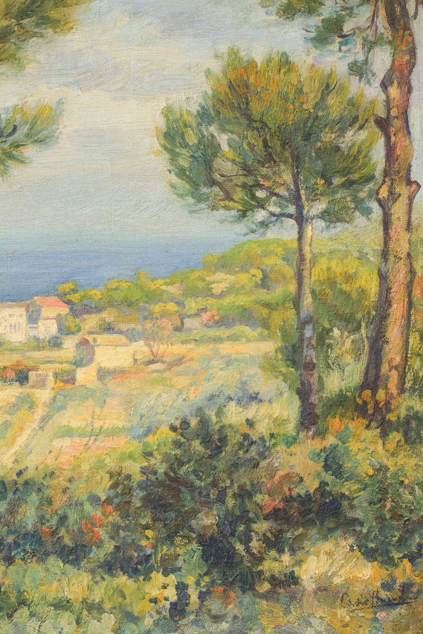 'Palamós' - Post-Impressionist Landscape