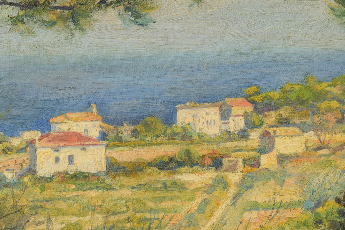 'Palamós' - Post-Impressionist Landscape