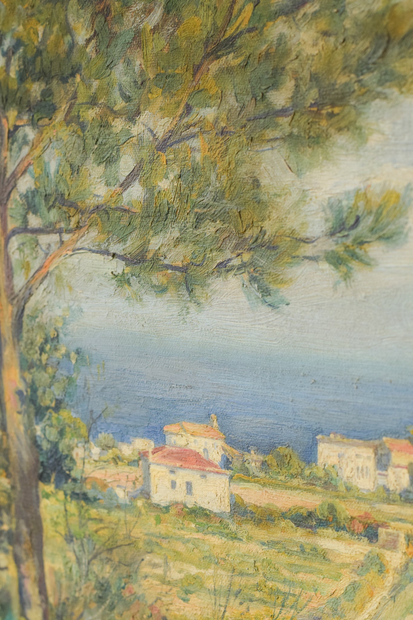 'Palamós' - Post-Impressionist Landscape