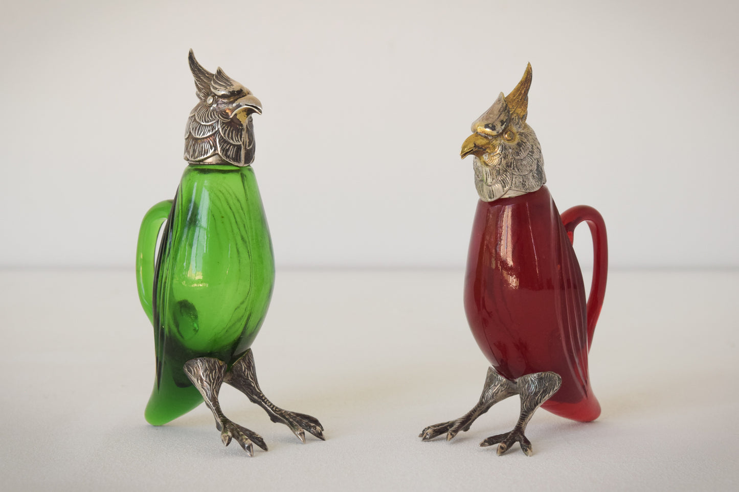 Rare Cockatoo Vinaigrette Bottles