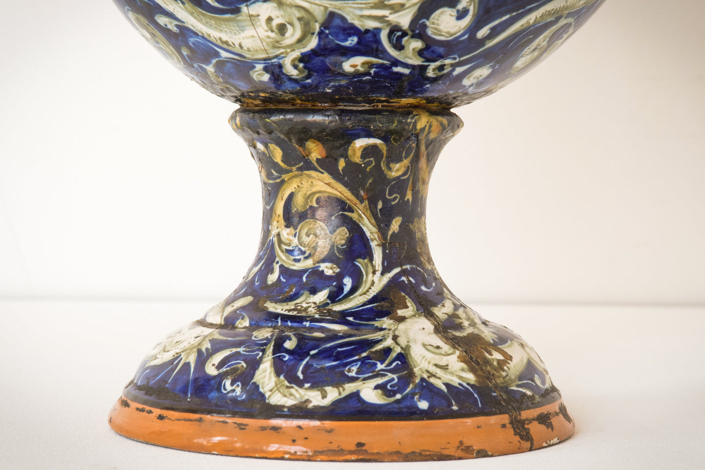 Massive Majolica Urn