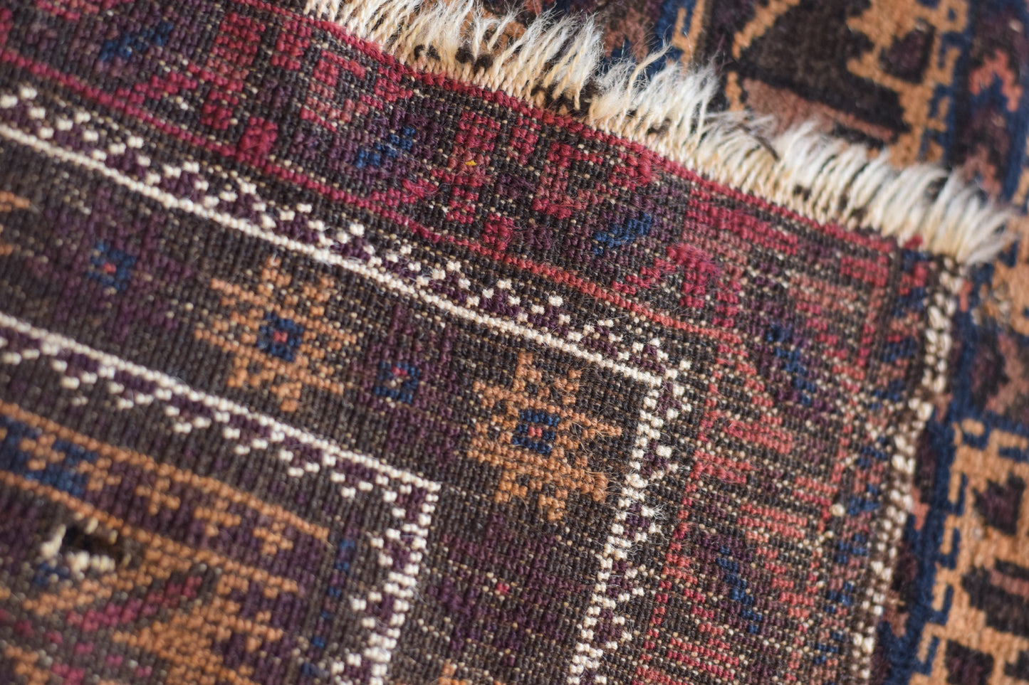 Interesting Tribal Persian Handmade Rug