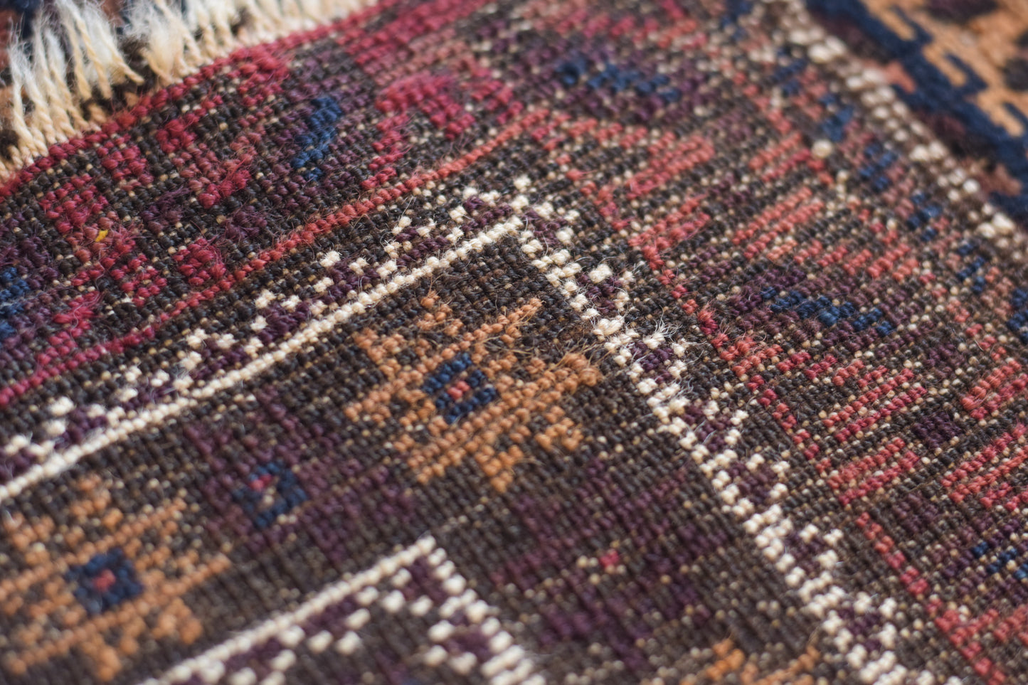 Interesting Tribal Persian Handmade Rug