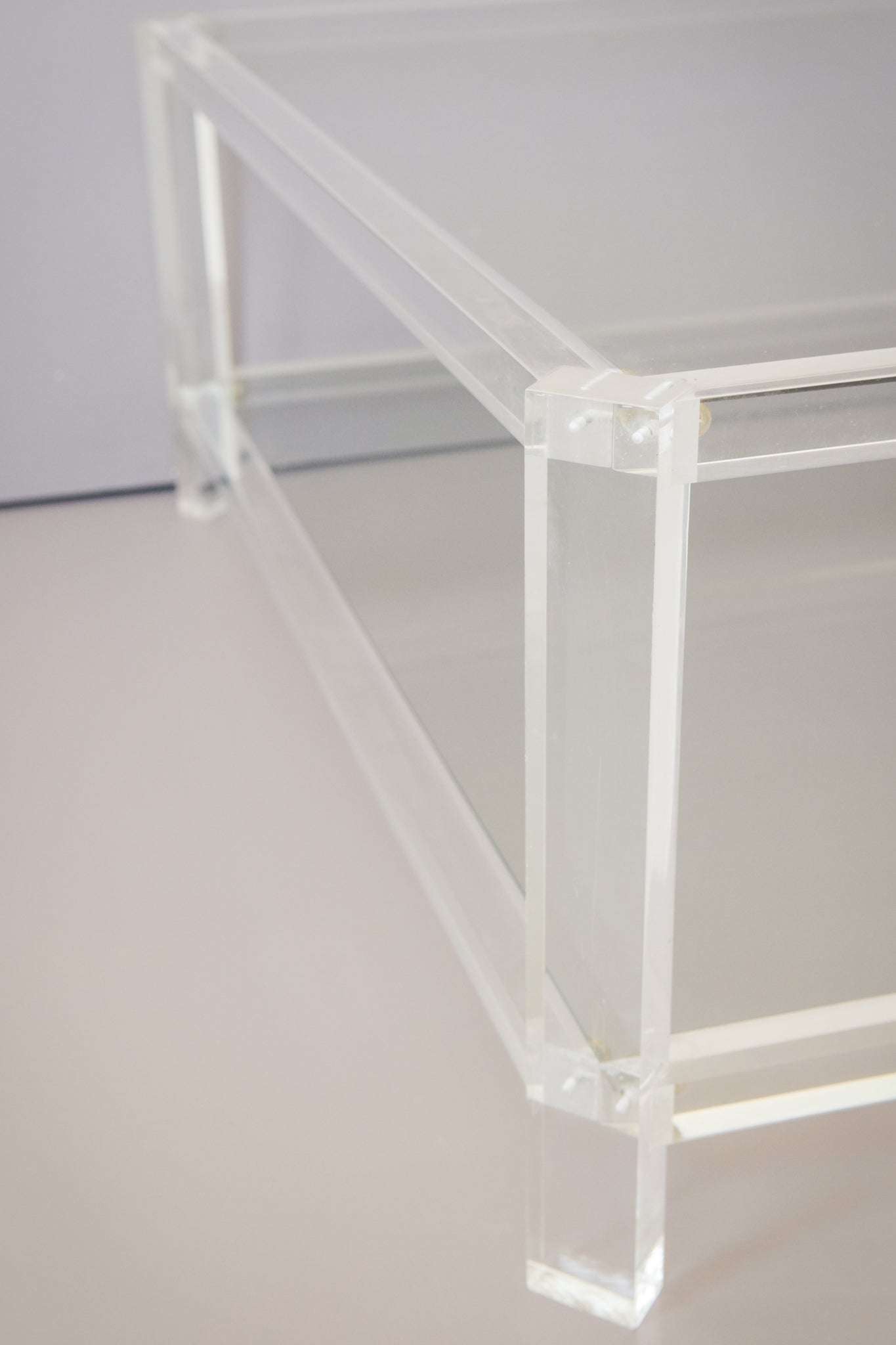 Square Perspex Frame Coffee Table