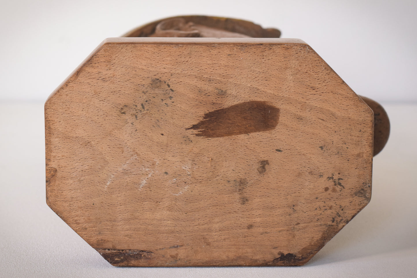 Hand-carved Wooden Head of a Soldier