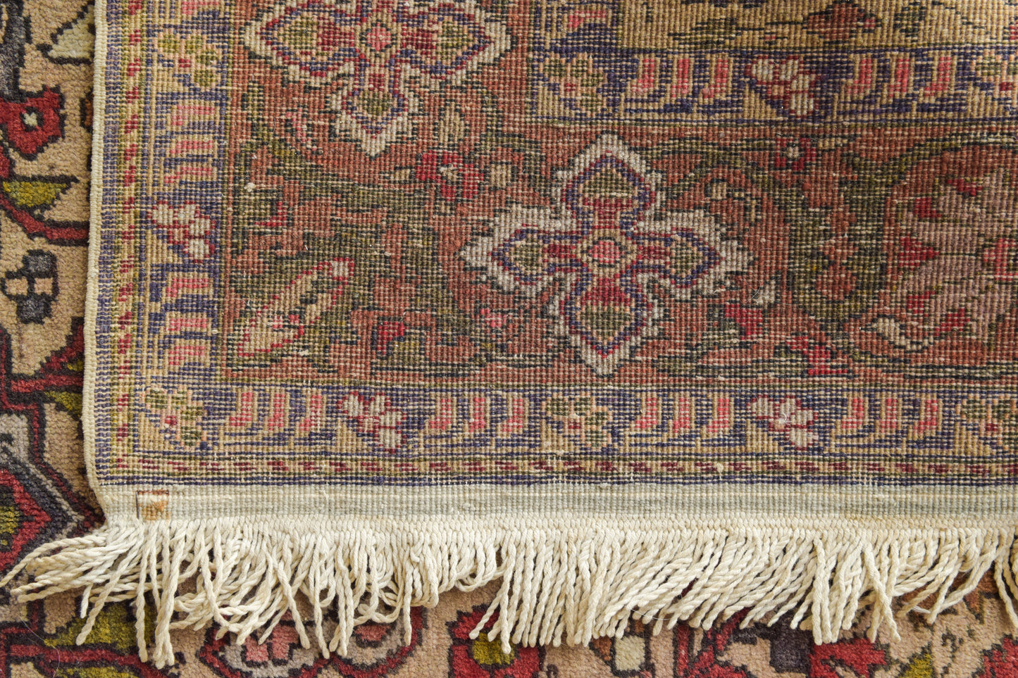 Interesting Hand Woven Antique Floral Persian Rug