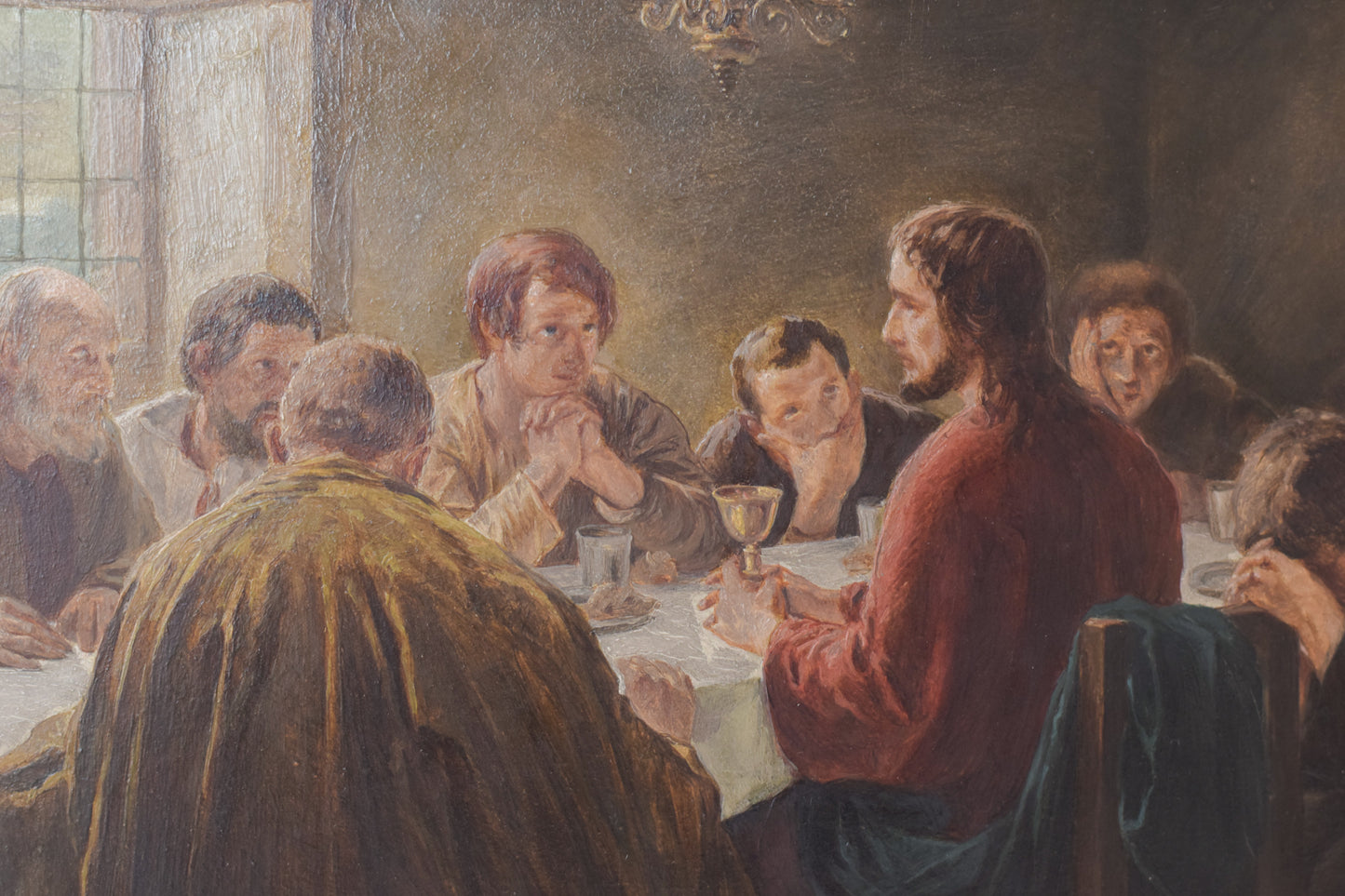 Last Supper - Oil on Panel