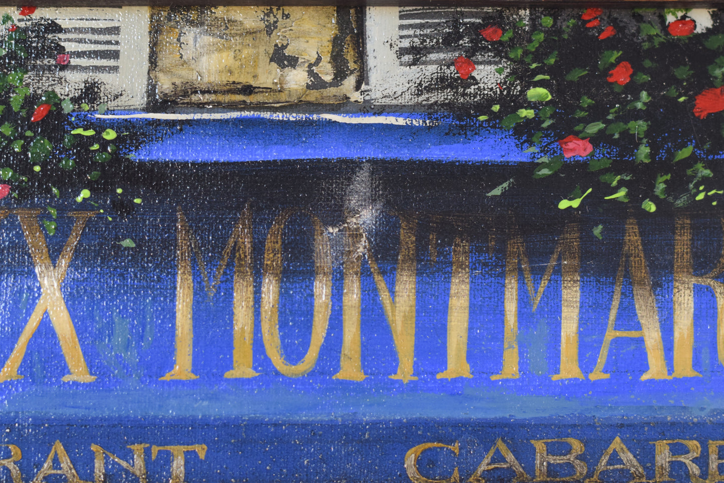 Café de París 'Au Vieux Montmartre' - Óleo sobre lienzo