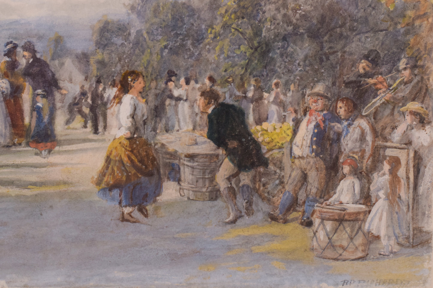 Richard Peter Richards - Village Fair and the Acrobat