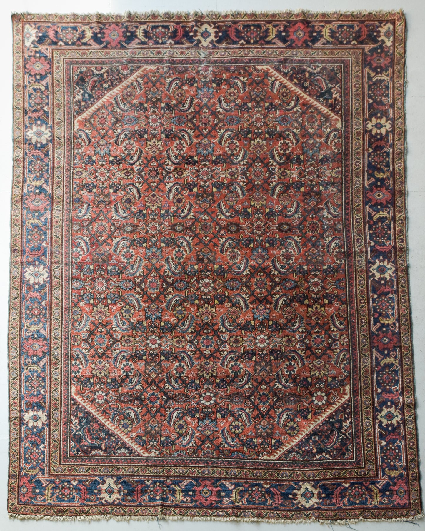 Large Handmade Antique Persian Rug