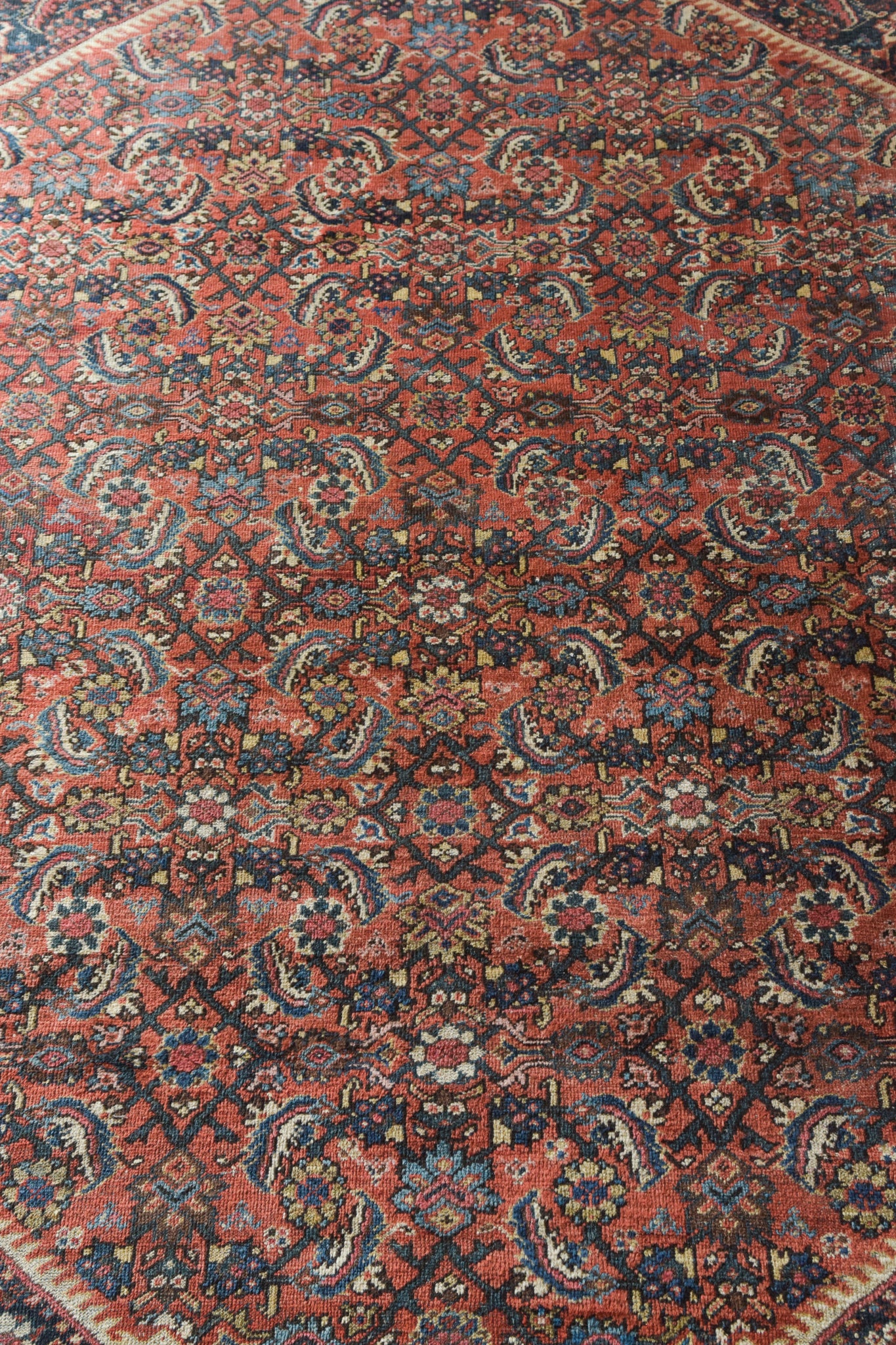 Large Handmade Antique Persian Rug