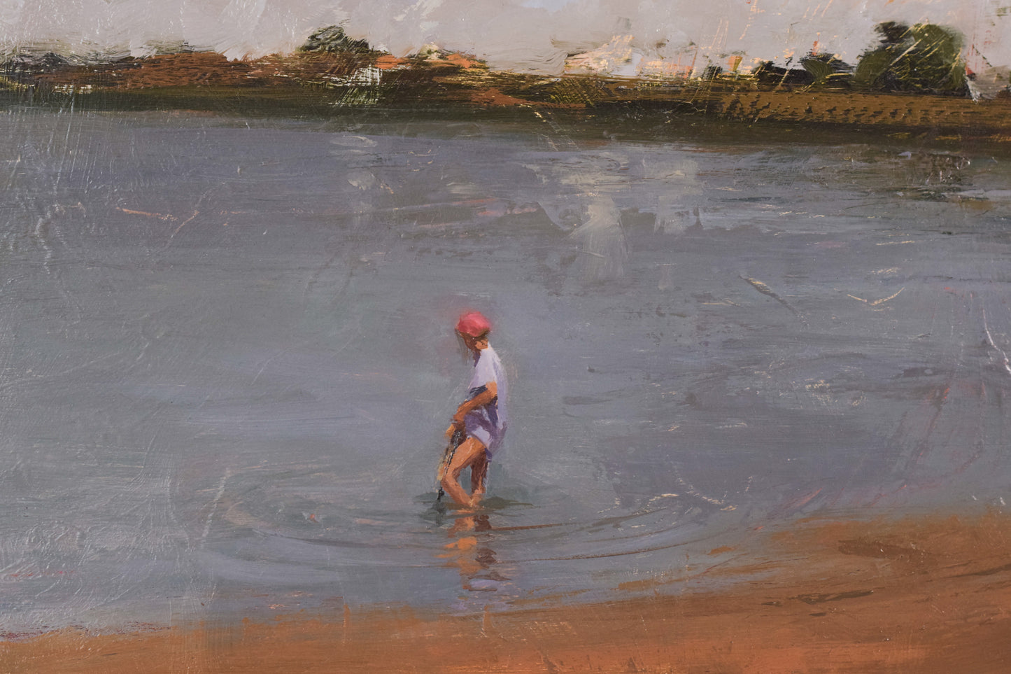 'Pescant al Rio' ('Pesca en el río') de Maria Perelló