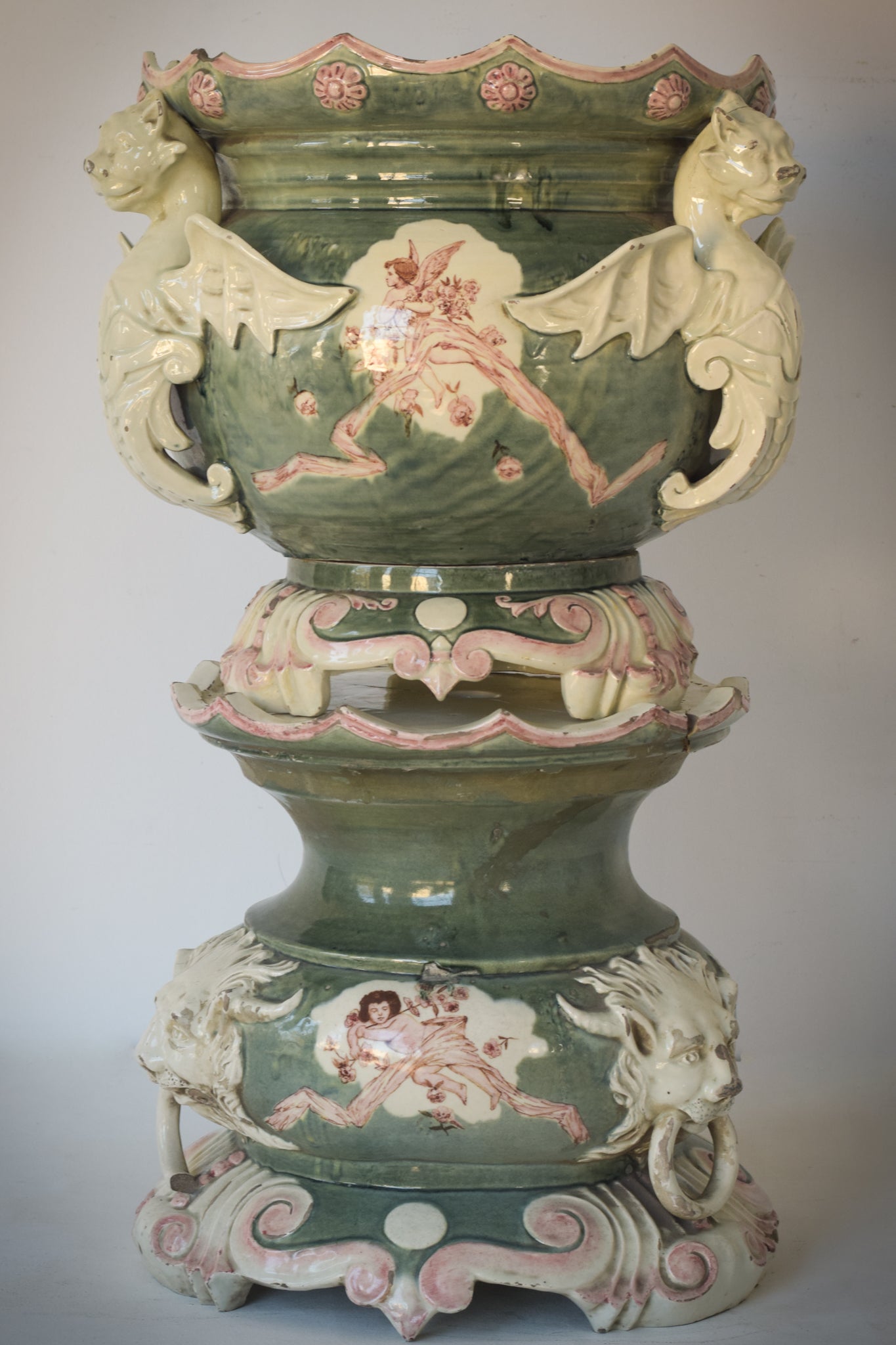 Massive Magnificent Decorative Jardinière With Lots of Character