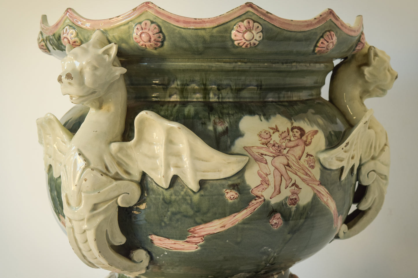 Massive Magnificent Decorative Jardinière With Lots of Character