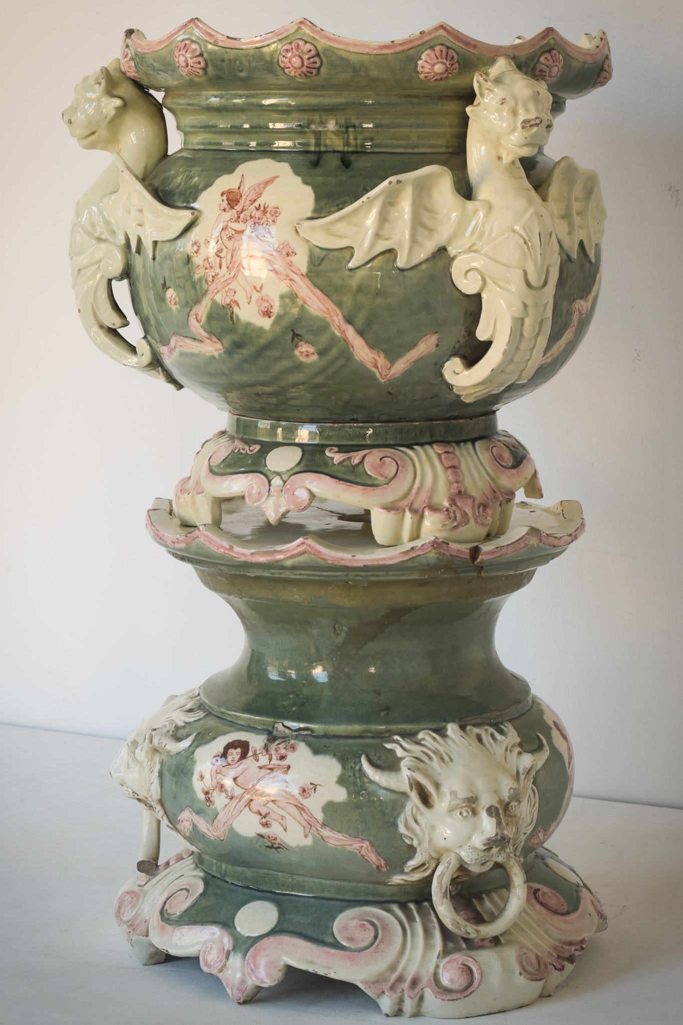 Massive Magnificent Decorative Jardinière With Lots of Character