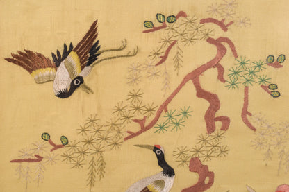 Pair of Chinese Silk Panels