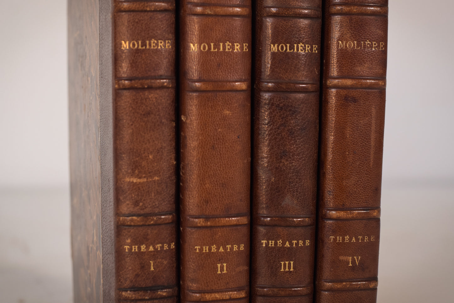 Four Leather Bound Volumes of Theatre Books