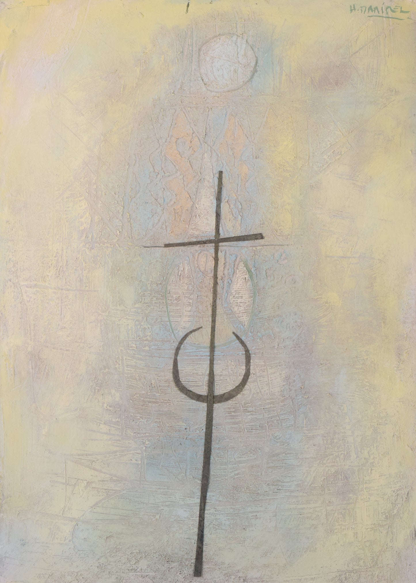 Abstract - Painting with Cross