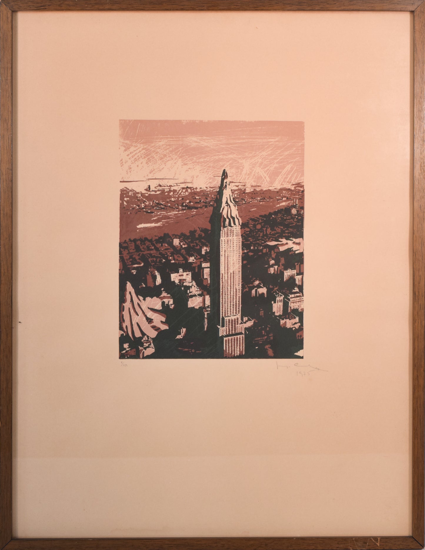 Framed - Silk Screen of New York