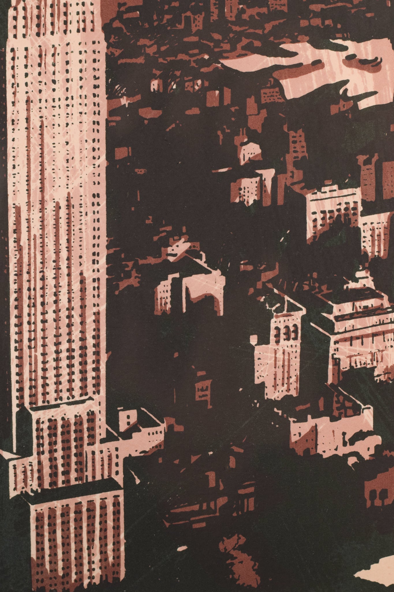 Framed - Silk Screen of New York