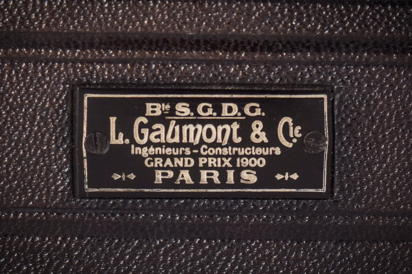 Antique Camera by L. Gaumont & Cie with Original Case