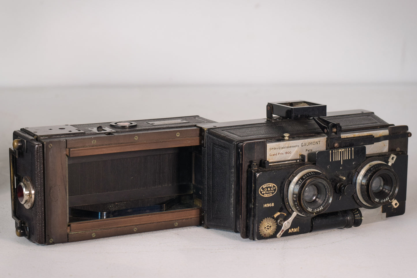 Antique Camera by L. Gaumont & Cie with Original Case