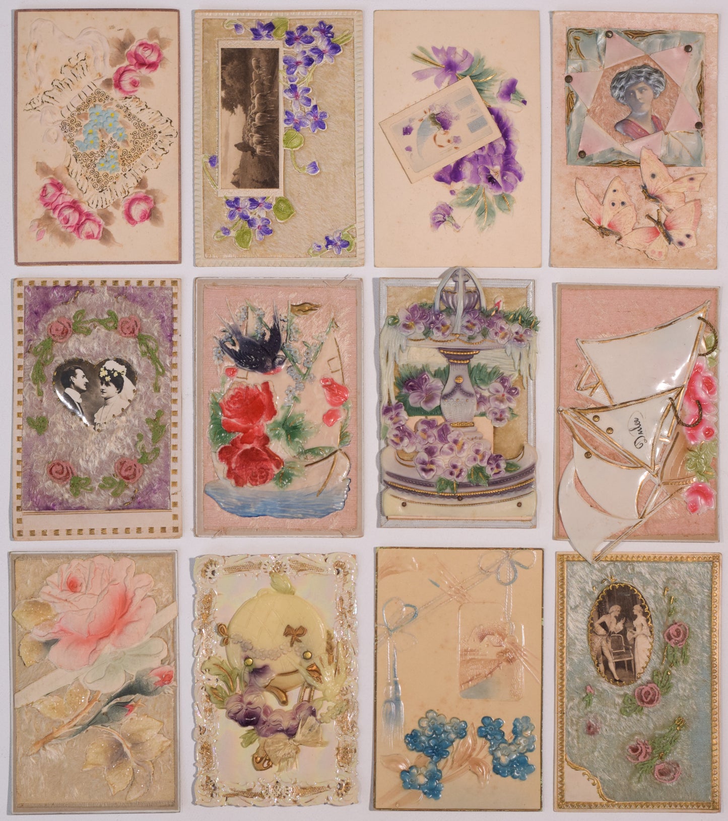Rare Precious Collection of 36 victorian and later cards/postcards