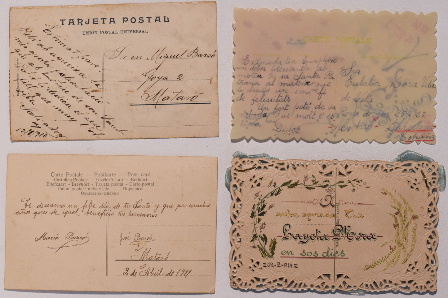 Rare Precious Collection de 36 tarjetas/postales victorianas y posteriores