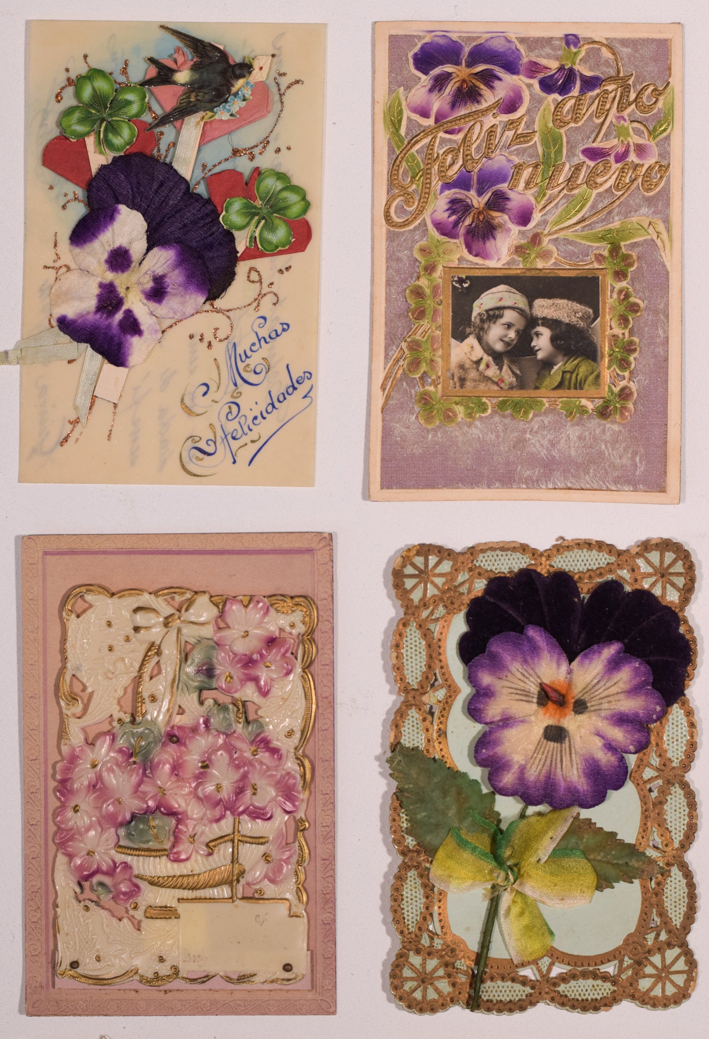 Rare Precious Collection of 36 victorian and later cards/postcards