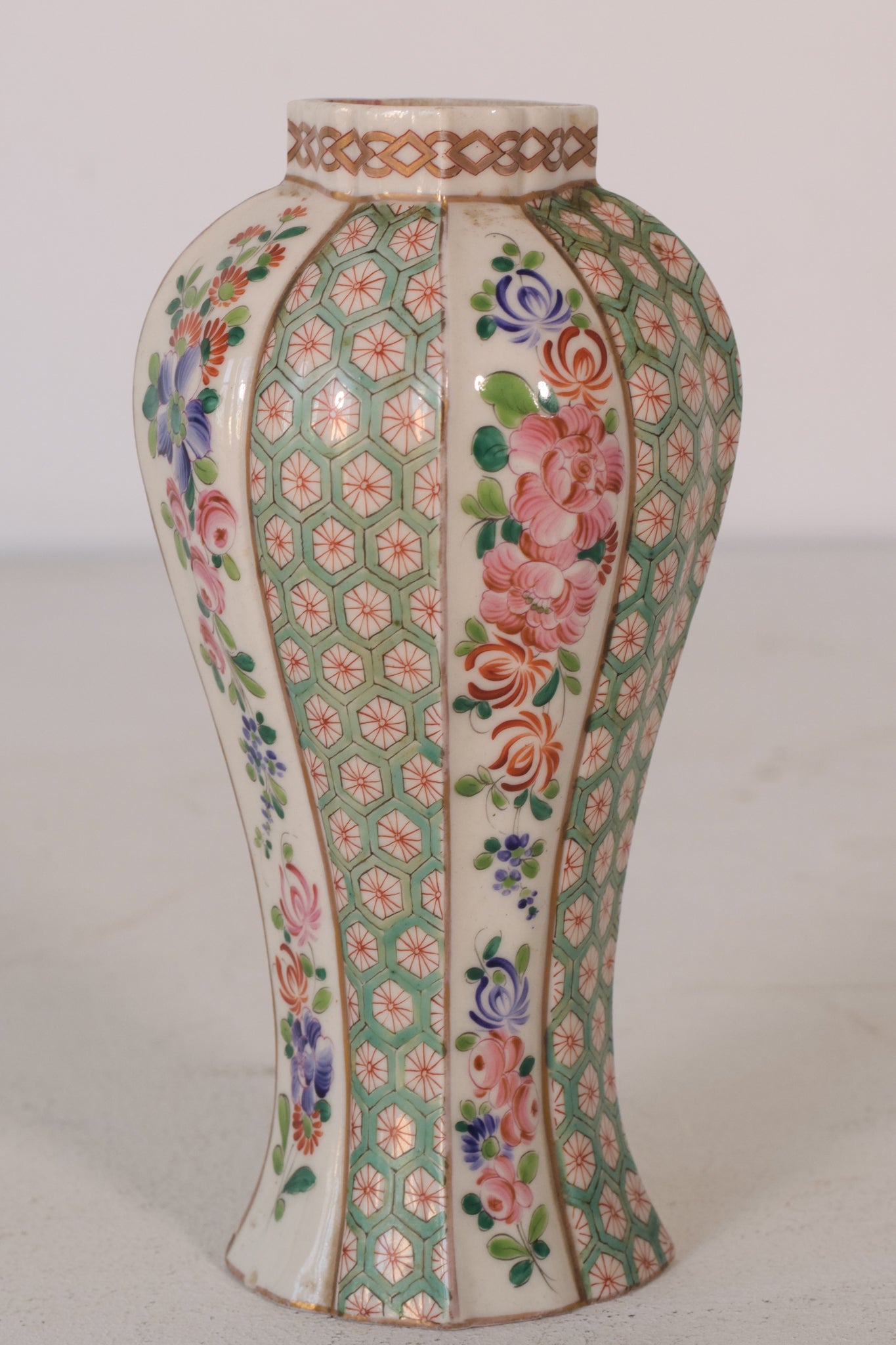 Early Hard Paste Vase - 19th Century or earlier